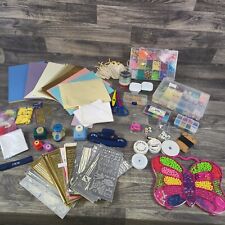Huge Craft Bundle Jewellery Making / Card Making Stamps, Beads Stencils Paper