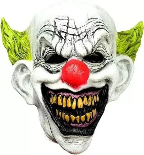 Clown latex mask - clown,