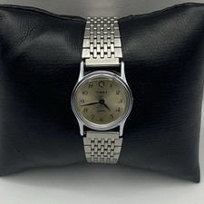 22mm Vintage Timex Q Timex K Cell Silver Tone Quartz Watch Parts / Repair