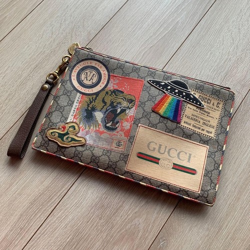 Gucci courier tiger patch - gg,