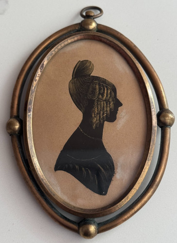 Antique miniature portrait - antique,