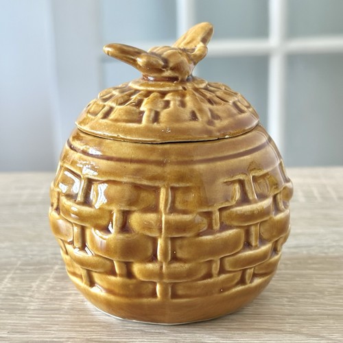 Vintage ceramic woven wicker - vintage,