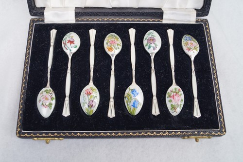 Rare cased set silver - rare,