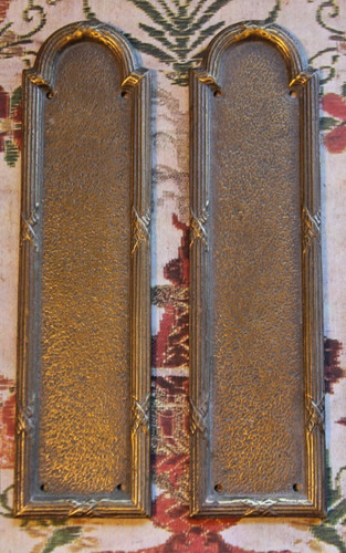 Vintage metal finger - vintage, plate