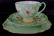 Vintage Art Deco China Tea Set Trio Royal Standard China. Part Hand Painted.VGC
