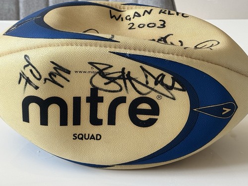 Signed 2003 wigan - signed, warriors