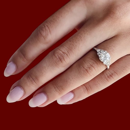 Diamond ring engagement - ring,
