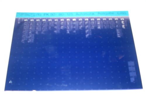 Microfiche spare parts catalog - parts,