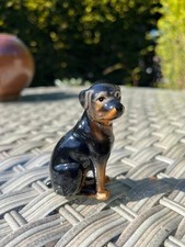 Miniature ceramic Rottweiler