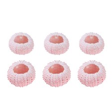  6 Pcs Natural Beach Seashells Fish Tank Ornament Animal Flower Pots