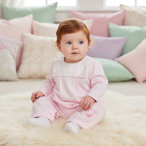 Baby girl romper suit - romper,