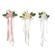 PEW Flowers for Chair Wedding Aisle Decorations Rustic Aisle PEW Flower