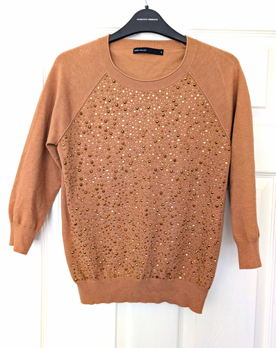Karen millen tan - millen, embellished