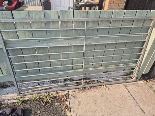Galvanised dog run - dog,