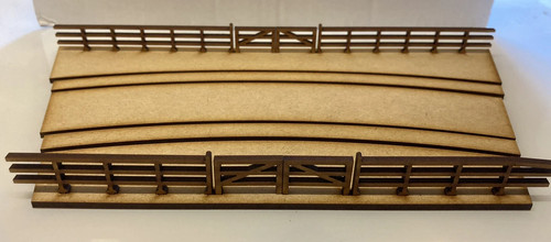 Double curved track - , level