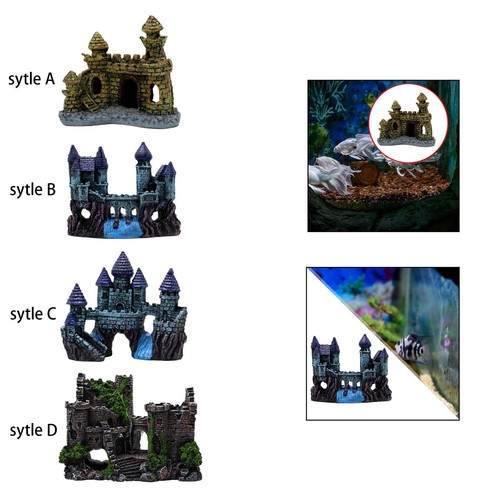 Aquarium castle decorations - aquarium,