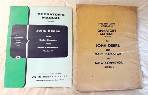 Vtg john deere 200 bale - deere,