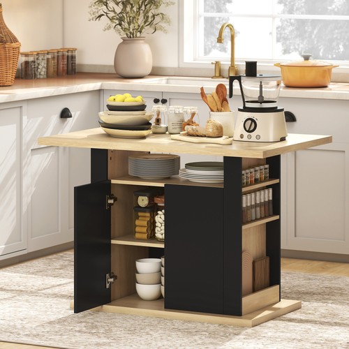 Kitchen island with - kitchen, storage