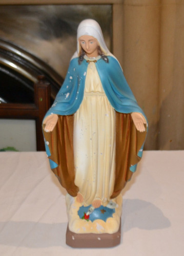 Vintage religious plaster - vintage,