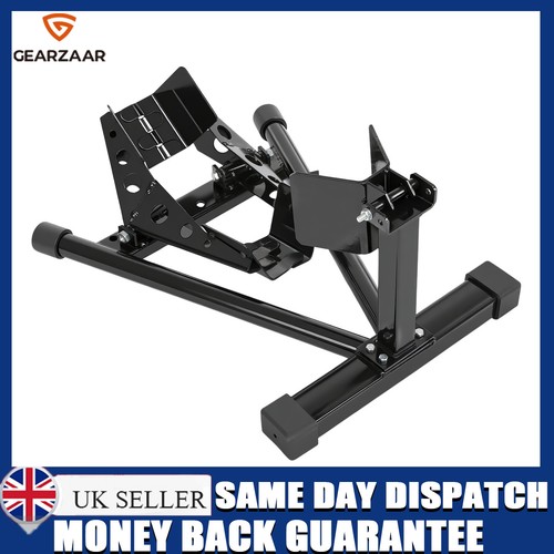Motorcycle front wheel chock - front,