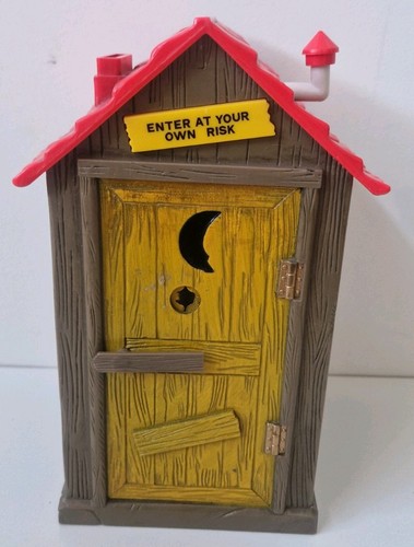Vintage funny outhouse talking - vintage,