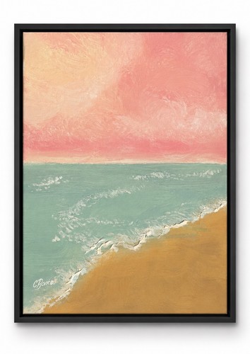 Original acrylic beach - acrylic,