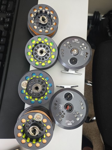 Leeda mayfly reels and 4 - reels,