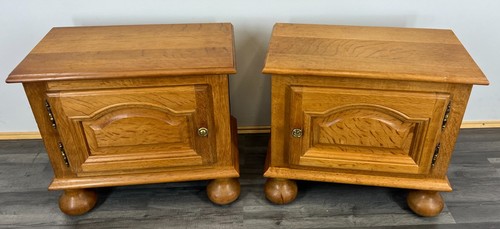 Pair bedside tables vintage - pair,