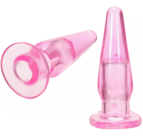 Mini butt plug finger hole - -,