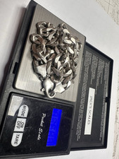 83.47 Gram 925 Sterling Silver Curb Chain 