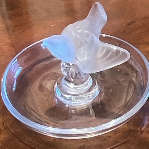Lalique clear crystal ring - lalique,