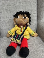 Rosie and Jim knitted Rosie doll vintage 1990s handmade toy