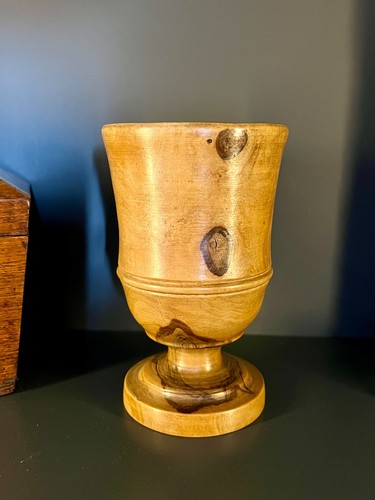 Vintage treen hand turned