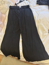 Ghost Palazzo Pants Black XL