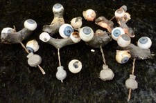 EYES BUNDLE FOR ANTIQUE DOLL, GLASS DOLL EYES, DOLL HOSPITAL SPARES for REPAIR