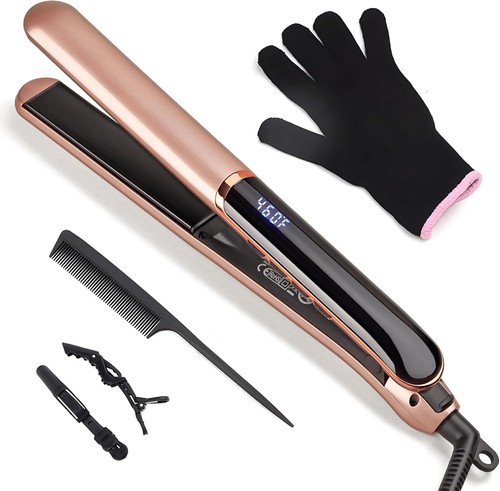 Ceramic hair straightener