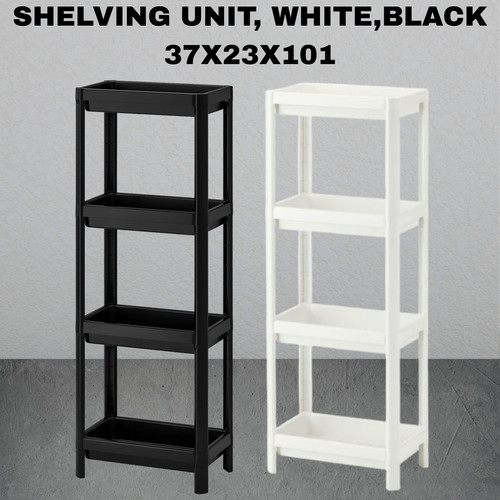 Plastic shelving unit tier - unit, 4