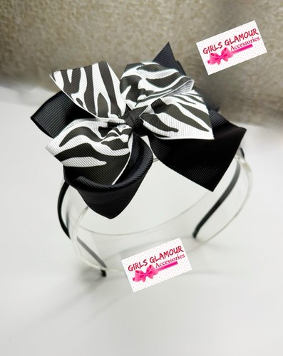 Zebra animal print headband - zebra,