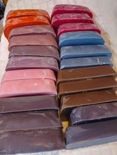 Scrap  Candle Wax  8KG Dark Colours and lightly scented