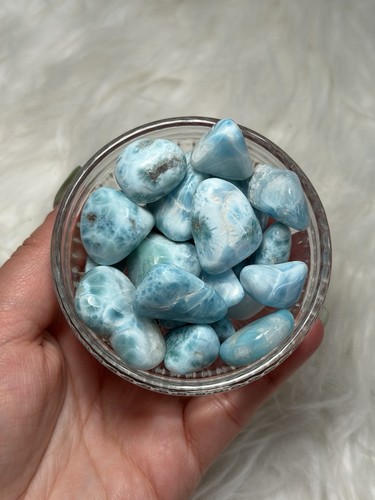 Larimar grade tumblestone - aa,