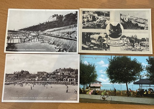 Vintage postcards seaside - vintage, of