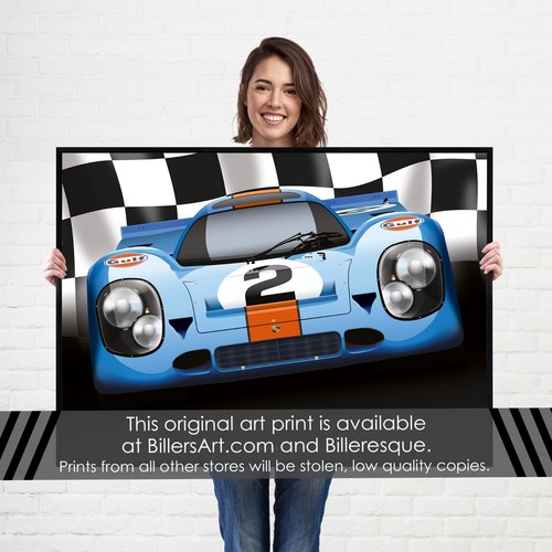 Porsche 917 poster le mans - poster,