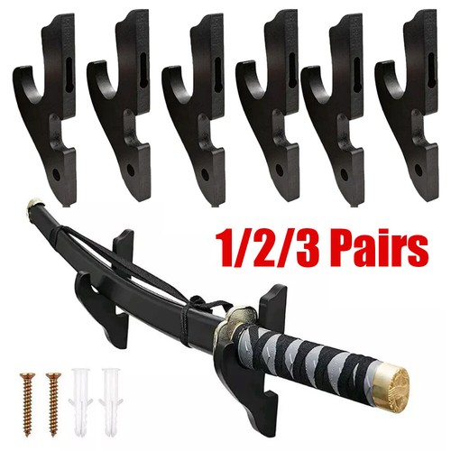 Wall mount wooden sword stand - mount,