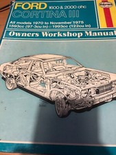 HAYNES FORD CORTINA MARK 3 III 1600 2000 OHC WORKSHOP MANUAL