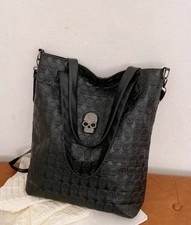 Gothic Black Tote Bag – Faux