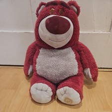 Disney Store Toy Story Strawberry Scent LOTSO BEAR 15” Plush Stuffed Animal Toy