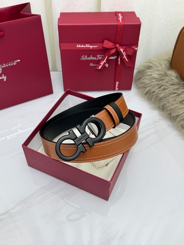 Reversible ferragamo belt - reversible,