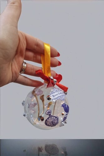 Victorian taxidermy bauble - victorian,