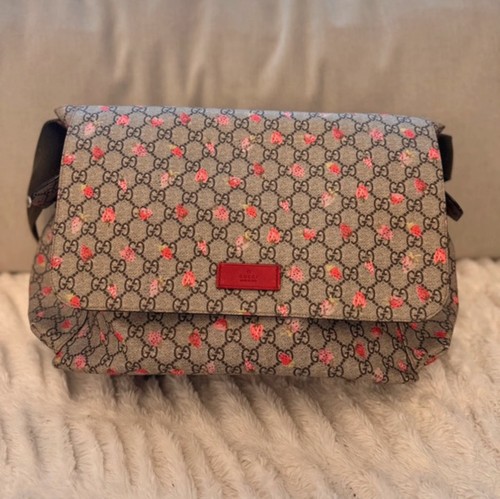 Gucci diaper bag strawberry - bag,