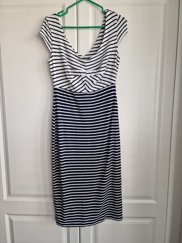Pepperberry striped midi dress - striped,